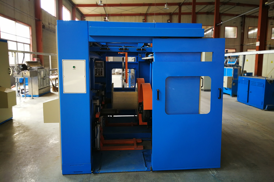 Máquina automática de recogida de doble bobinado